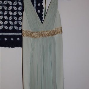 Marchesa notte 2004 sea foam green dress